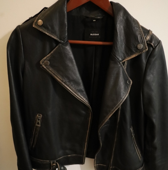 Sold Rudsak Leather Womens Jacket - Picture 3 of 3
